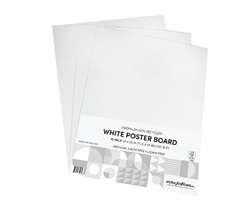 White Poster Board Collection