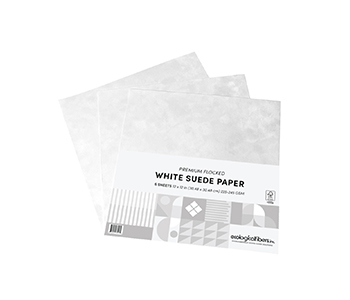 White Suede Paper Collection